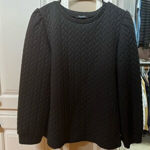 Black fashion sweatshirt